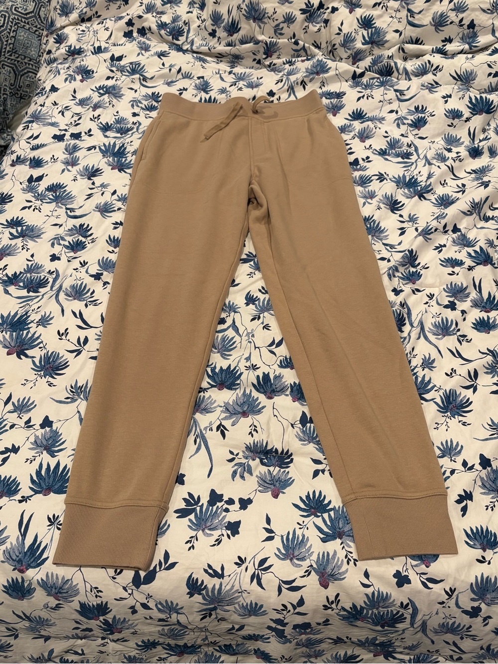 UGG Ribbed Sweatpants in Light Brown